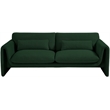 Meridian Furniture Stylus Green Boucle Fabric Sofa