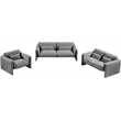 Meridian Furniture Stylus Grey Boucle Fabric Loveseat