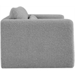 Meridian Furniture Stylus Grey Boucle Fabric Loveseat