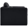 Meridian Furniture Sloan Black Velvet Fabric Chair