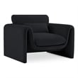 Meridian Furniture Sloan Black Velvet Fabric Chair