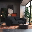 Meridian Furniture Sloan Black Velvet Fabric Loveseat