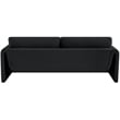 Meridian Furniture Sloan Black Velvet Fabric Sofa
