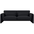 Meridian Furniture Sloan Black Velvet Fabric Sofa