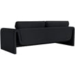 Meridian Furniture Sloan Black Velvet Fabric Sofa