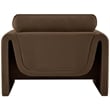 Meridian Furniture Sloan Brown Velvet Fabric Chair