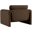 Meridian Furniture Sloan Brown Velvet Fabric Chair