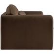 Meridian Furniture Sloan Brown Velvet Fabric Loveseat