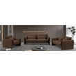 Meridian Furniture Sloan Brown Velvet Fabric Sofa