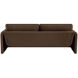 Meridian Furniture Sloan Brown Velvet Fabric Sofa