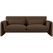 Meridian Furniture Sloan Brown Velvet Fabric Sofa