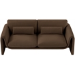 Meridian Furniture Sloan Brown Velvet Fabric Sofa