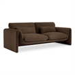 Meridian Furniture Sloan Brown Velvet Fabric Sofa