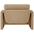 Meridian Furniture Sloan Camel Velvet Fabric Chair