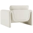 Meridian Furniture Sloan Cream Velvet Fabric Chair