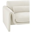 Meridian Furniture Sloan Cream Velvet Fabric Chair