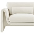 Meridian Furniture Sloan Cream Velvet Fabric Chair