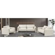 Meridian Furniture Sloan Cream Velvet Fabric Sofa