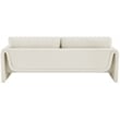 Meridian Furniture Sloan Cream Velvet Fabric Sofa