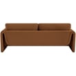 Meridian Furniture Sloan Saddle Velvet Fabric Sofa
