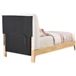 Meridian Furniture Ventura Cream Fabric Twin Bed