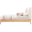 Meridian Furniture Ventura Cream Fabric Twin Bed