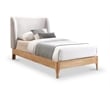 Meridian Furniture Ventura Grey Fabric Twin Bed