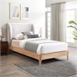Meridian Furniture Ventura Grey Fabric Twin Bed