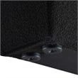 Meridian Furniture Terra Black Boucle Fabric Full Bed