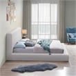 Meridian Furniture Terra Cream Boucle Fabric King Bed
