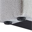 Meridian Furniture Terra Cream Boucle Fabric King Bed