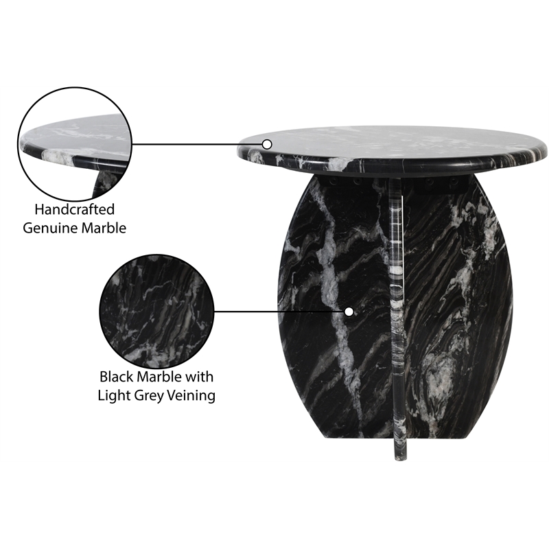 Meridian Furniture Formentera Black End Table