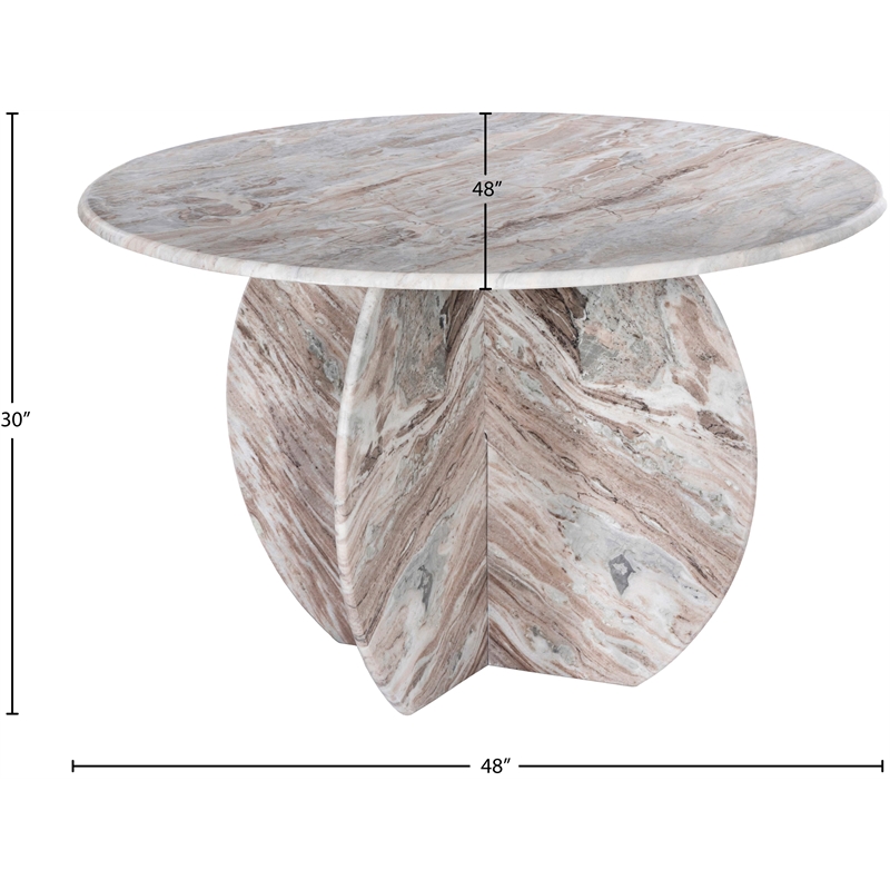 Meridian Furniture Formentera Brown Dining Table