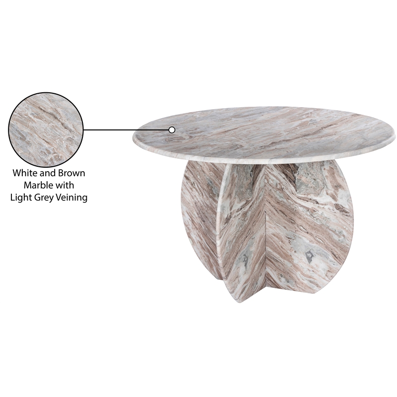 Meridian Furniture Formentera Brown Dining Table