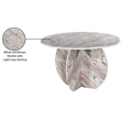 Meridian Furniture Formentera Brown Dining Table