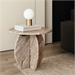 Meridian Furniture Formentera Brown End Table