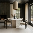 Meridian Furniture Formentera White Dining Table