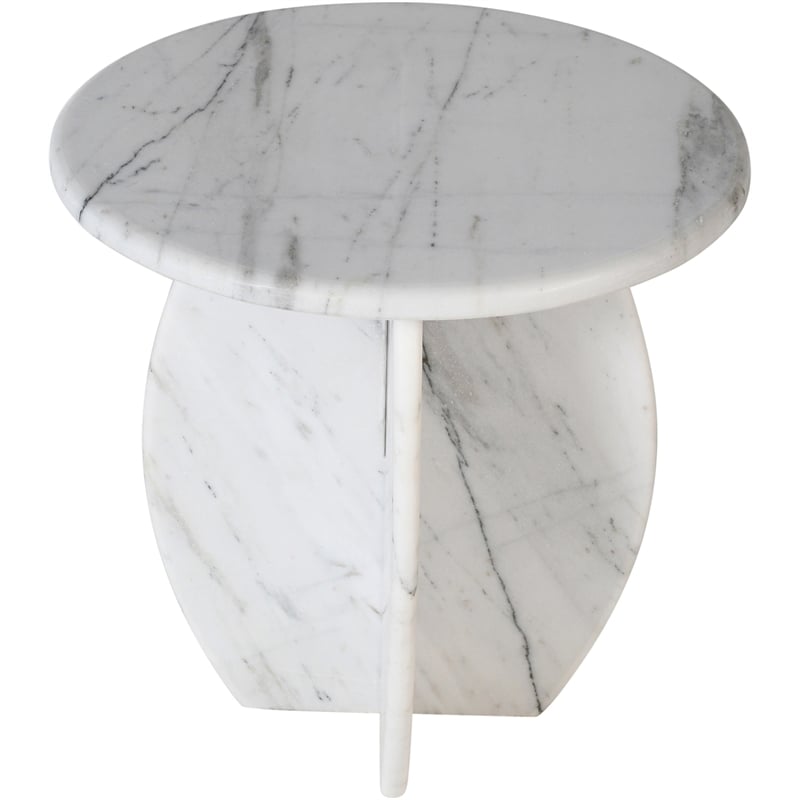 Meridian Furniture Formentera White End Table