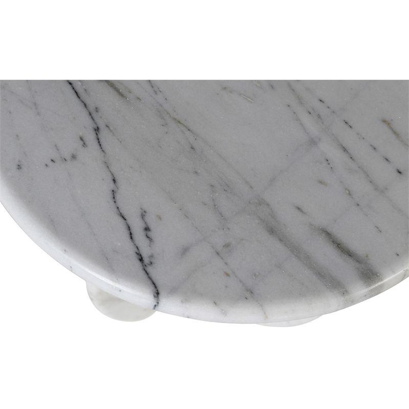 Meridian Furniture Formentera White End Table
