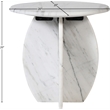 Meridian Furniture Formentera White End Table