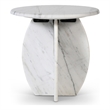 Meridian Furniture Formentera White End Table