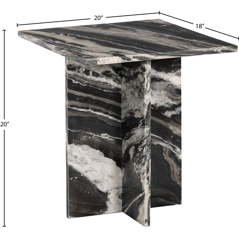 Meridian Furniture Verona Black End Table