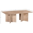 Meridian Furniture Verona Beige Coffee Table