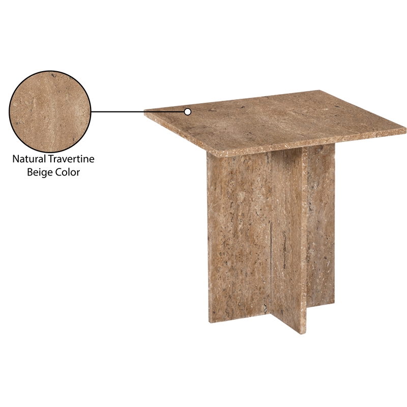 Meridian Furniture Verona Beige End Table