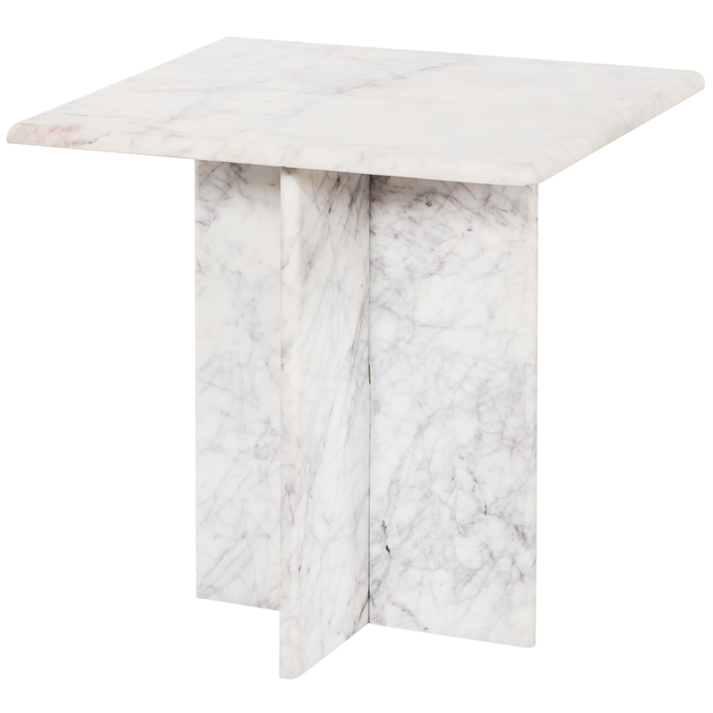 Meridian Furniture Verona White End Table