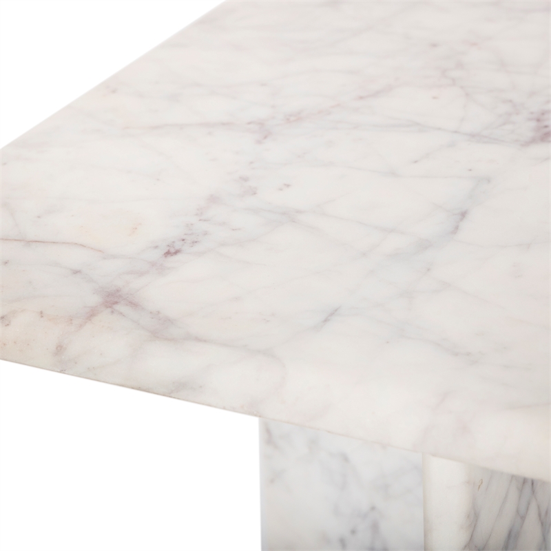 Meridian Furniture Verona White End Table