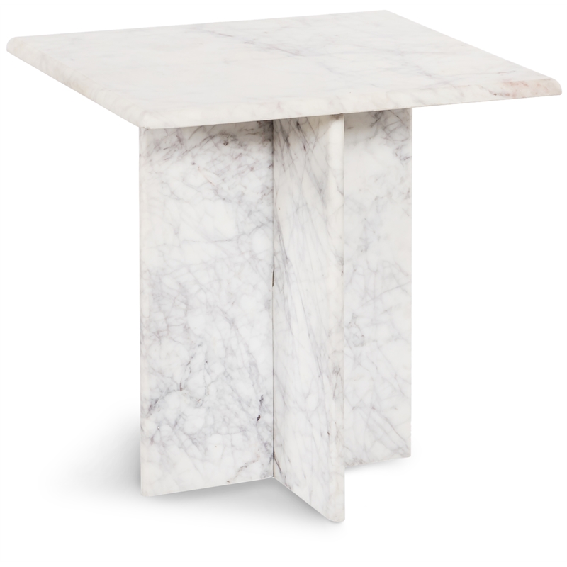 Meridian Furniture Verona White End Table