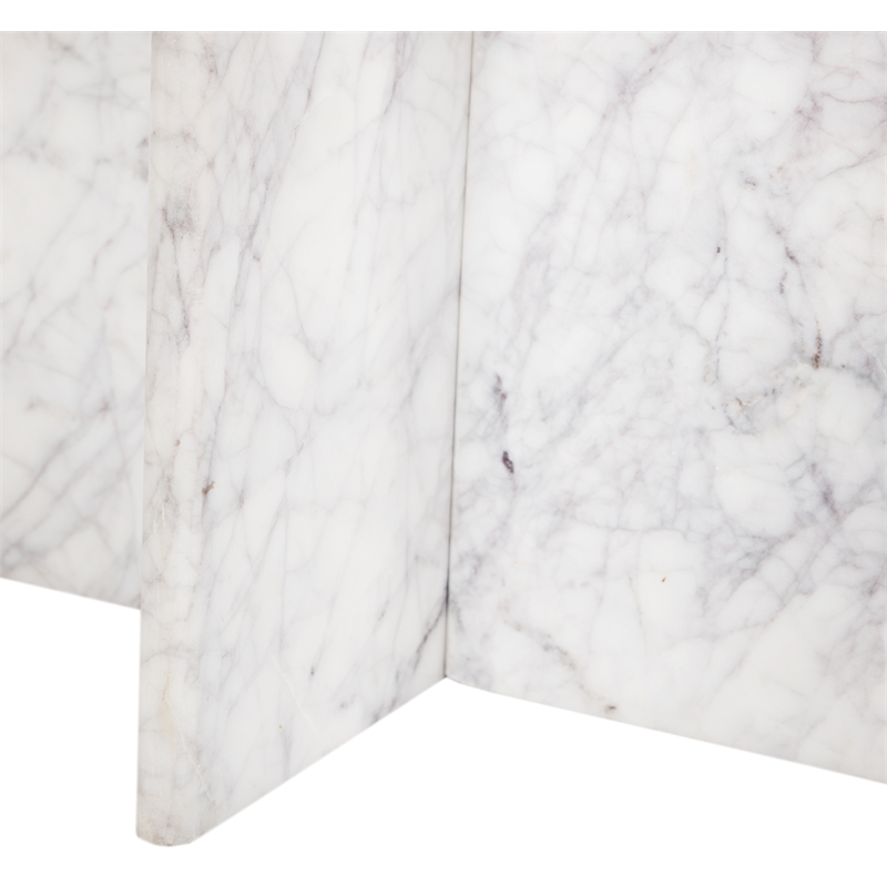 Meridian Furniture Verona White End Table