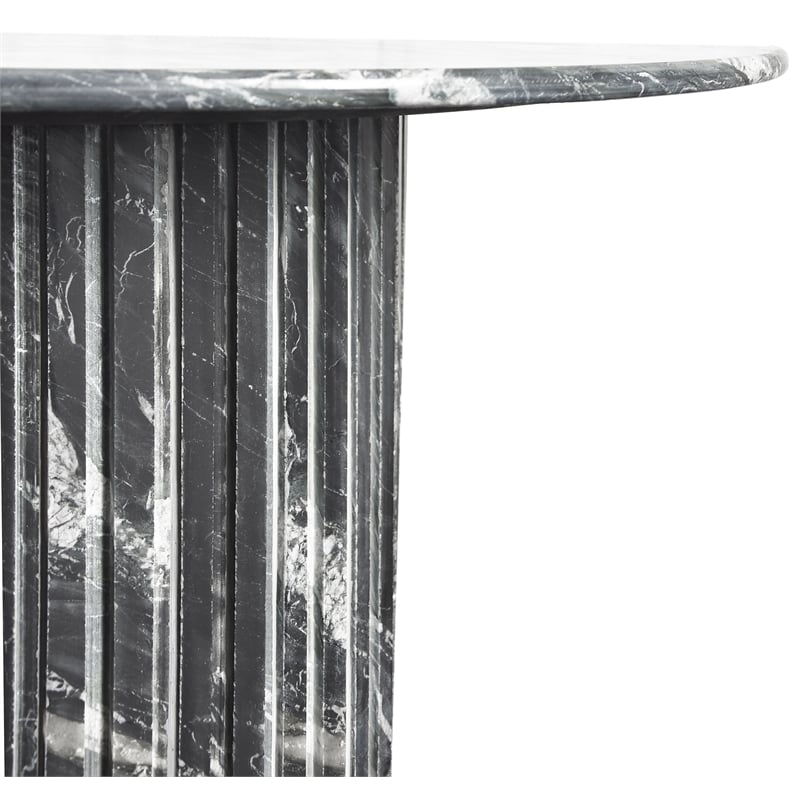 Meridian Furniture Genoa Black Marble Coffee Table