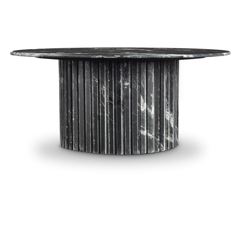 Meridian Furniture Genoa Black Marble Coffee Table